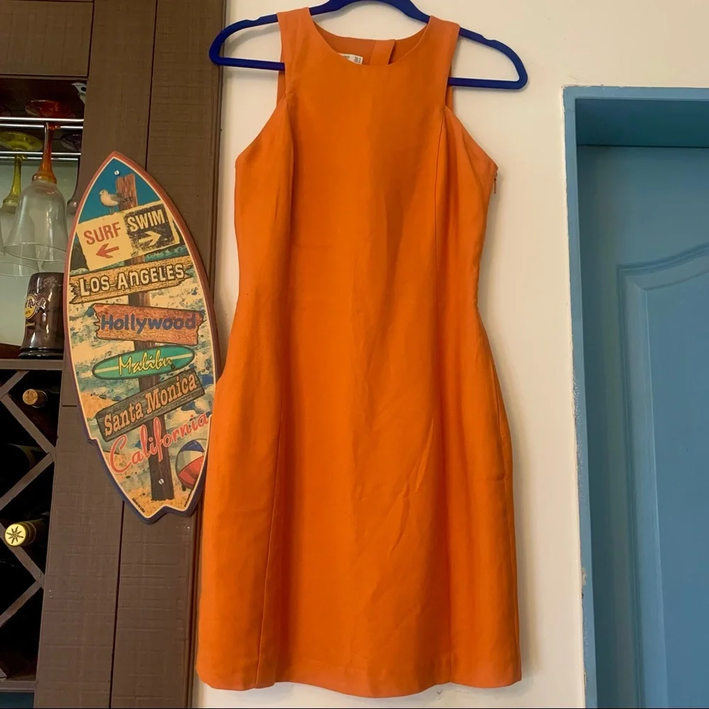 🤩 MANGO Dress in Dull Orange Colour 🍊 - Picture 6 of 14